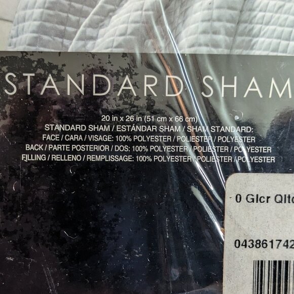 J.QUEEN New York "Glacier" Standard Sham - Picture 4 of 4